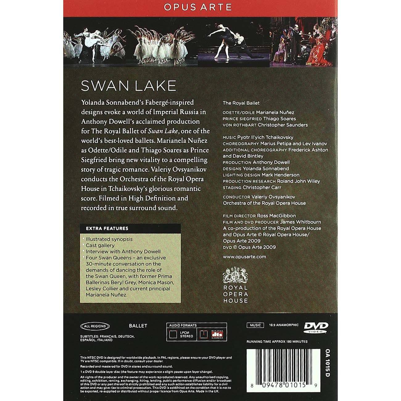 Met Opera Shop | Tchaikovsky: Swan Lake (DVD) – The Royal Ballet